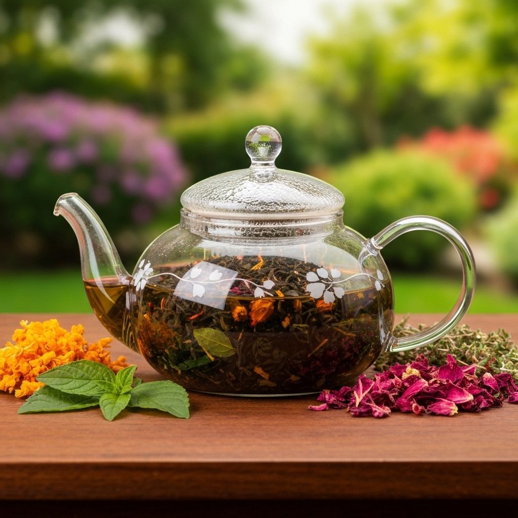 Premium botanical tea selection